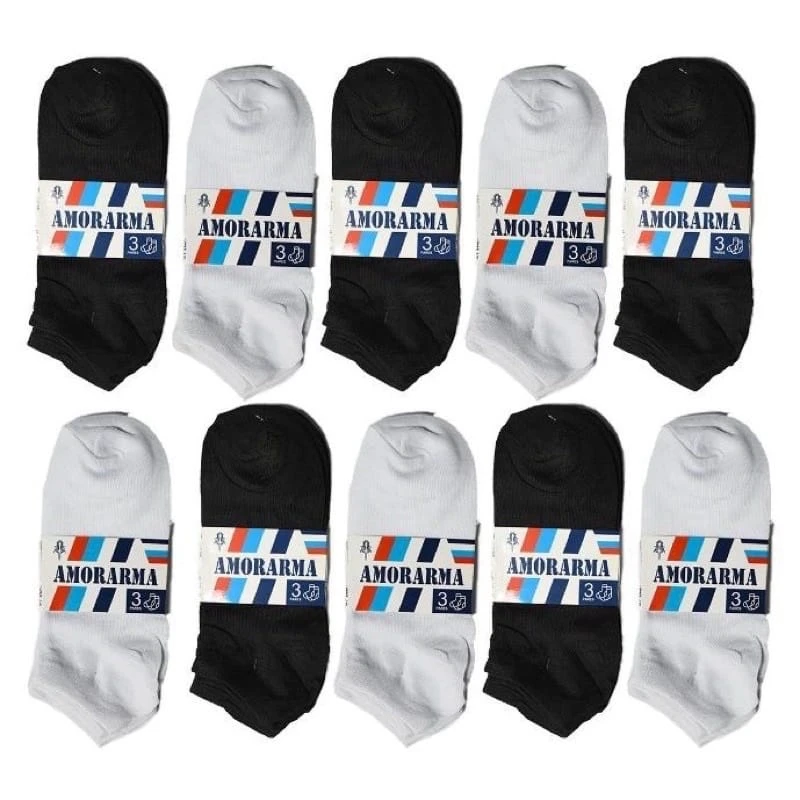 Kit 12 Pares Meia Soquete