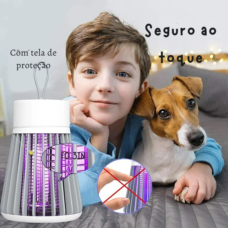 Luminária matador de mosquitos