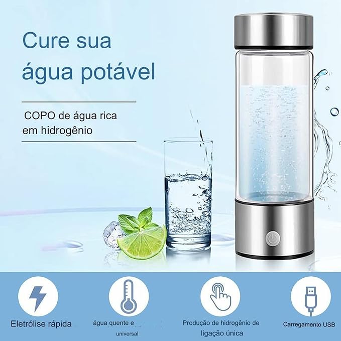 GARRAFA HIDRO VITAL - Enriquecedora de água potável